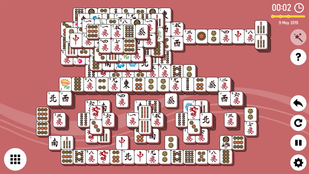 Level 2019-05-09. Online Mahjong Solitaire