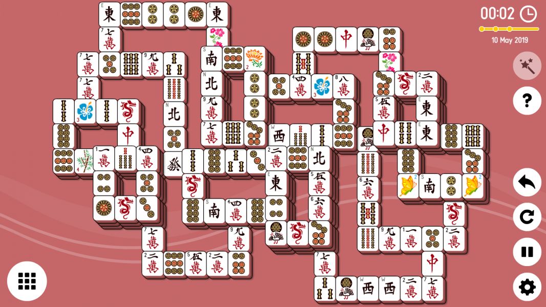 Level 2019-05-10. Online Mahjong Solitaire