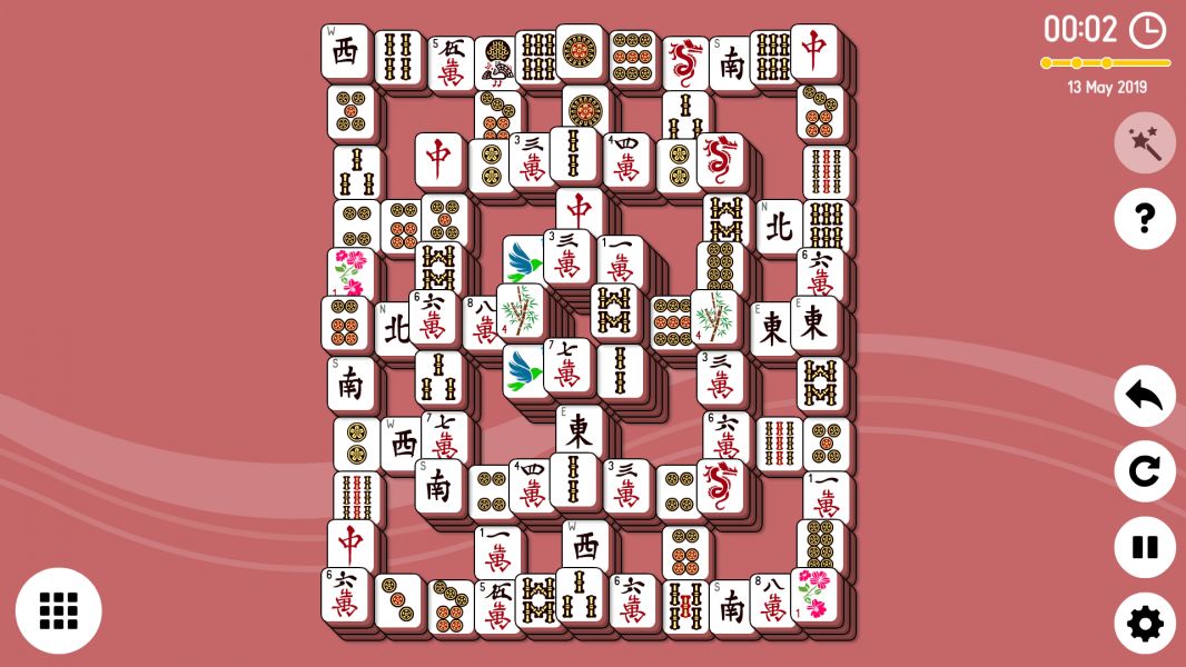 Level 2019-05-13. Online Mahjong Solitaire