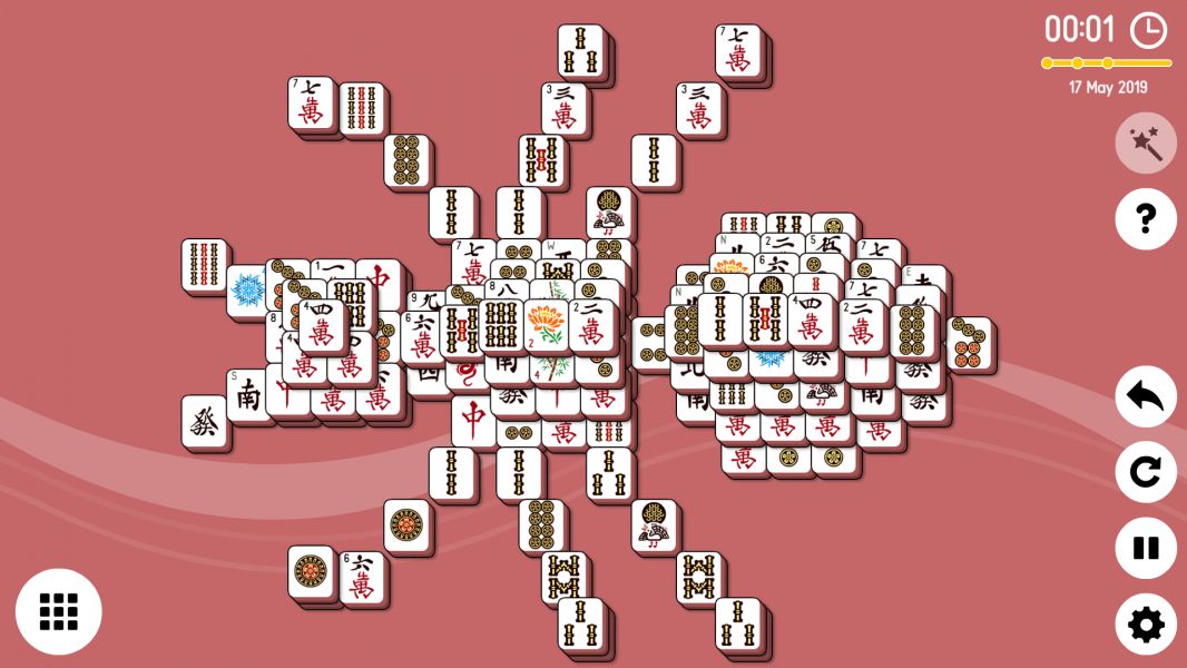 Level 2019-05-17. Online Mahjong Solitaire