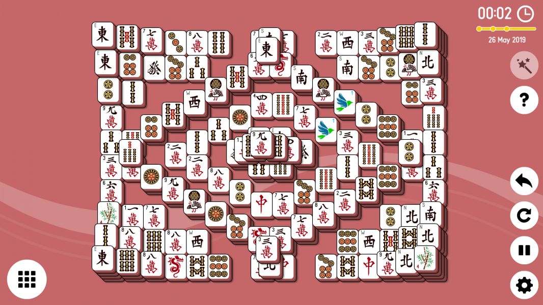 Level 2019-05-26. Online Mahjong Solitaire