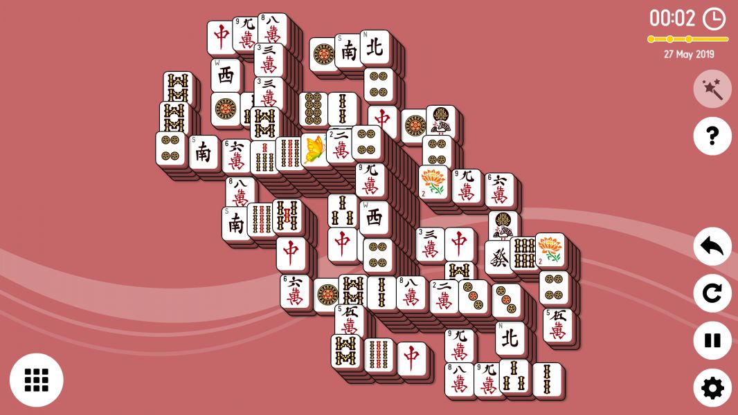 Level 2019-05-27. Online Mahjong Solitaire