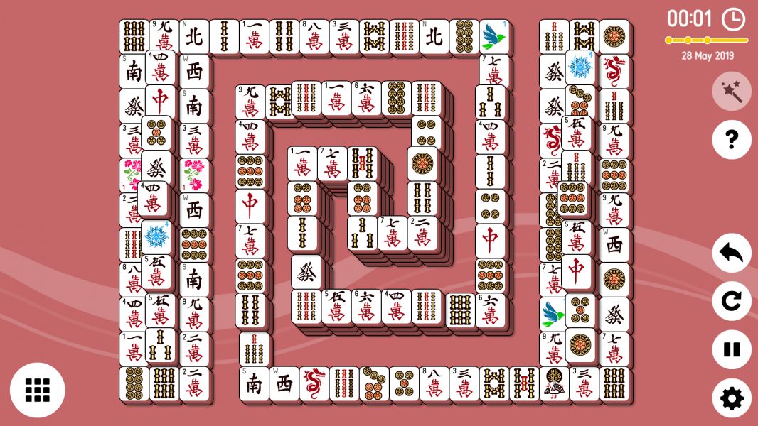 Level 2019-05-28. Online Mahjong Solitaire