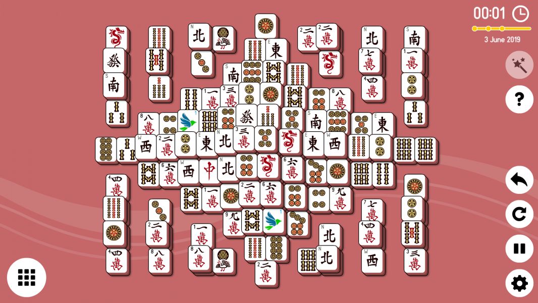 Level 2019-06-03. Online Mahjong Solitaire
