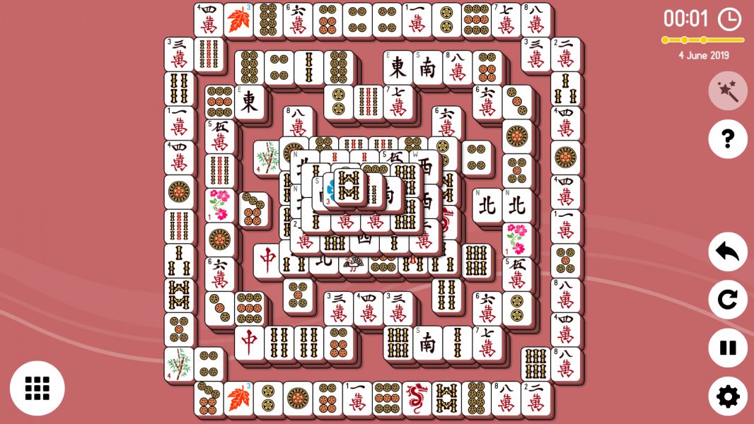 Level 2019-06-04. Online Mahjong Solitaire