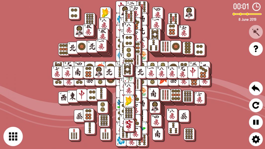 Level 2019-06-08. Online Mahjong Solitaire
