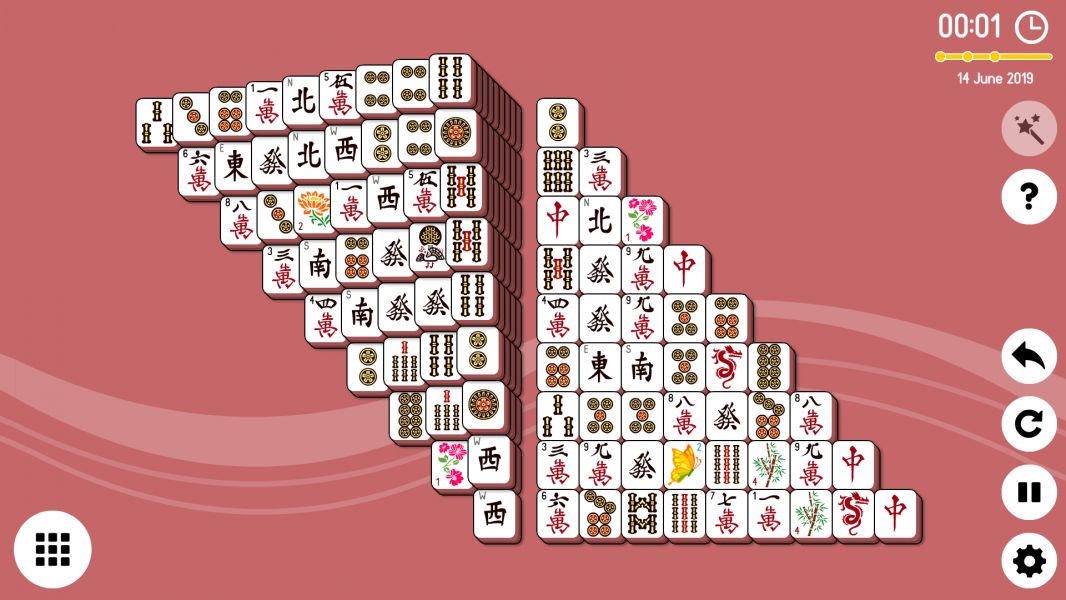 Level 2019-06-14. Online Mahjong Solitaire