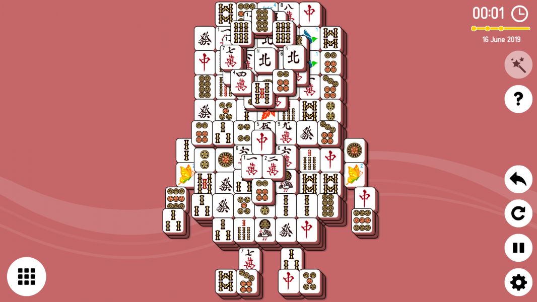 Level 2019-06-16. Online Mahjong Solitaire