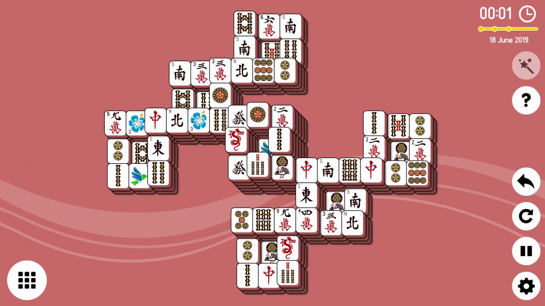 Level 2019-06-18. Online Mahjong Solitaire