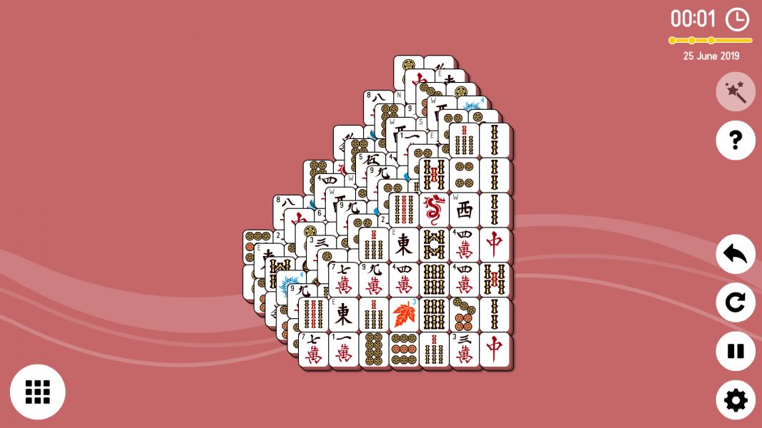 Level 2019-06-25. Online Mahjong Solitaire