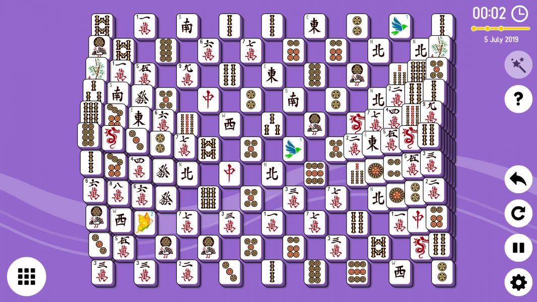 Level 2019-07-05. Online Mahjong Solitaire